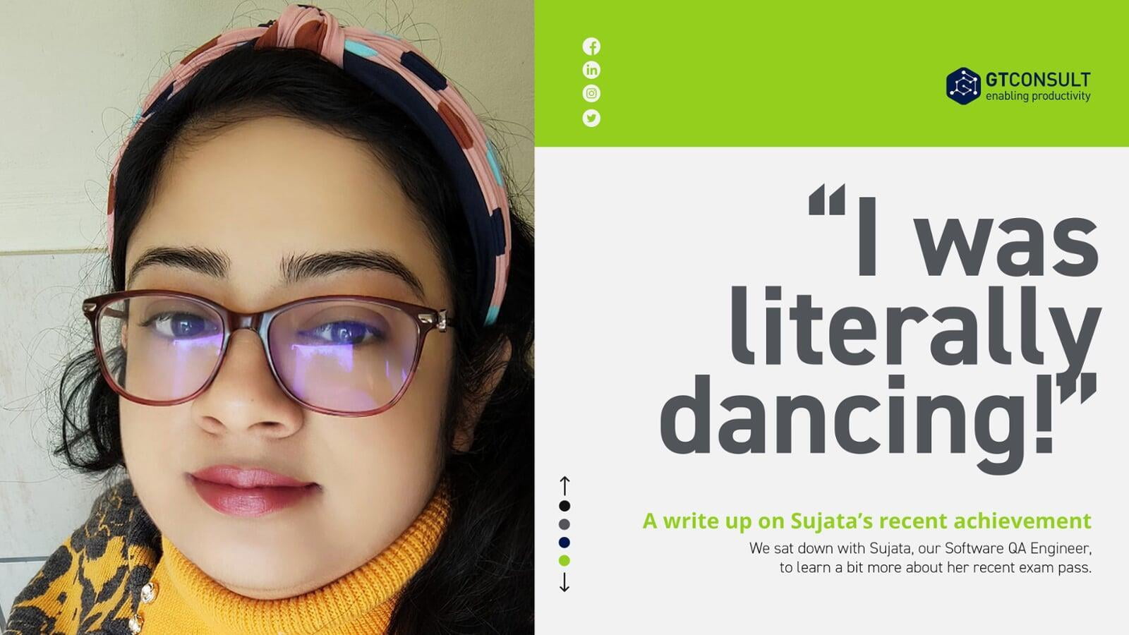Sujata Excels in MS 900 Exam!